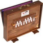 Shruti Box Teak Wood Size (16″ X 12″ X 3″) Inches- Golden Special- 440 Hz, Gig Bag, Natural Color, Key- C To C (Lower Tone), Surpeti, Yoga, Bhajan, Kirtan, Mantra, Drone, Vocal