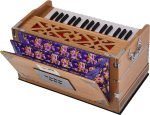 Harmonium Mini Magic By Kaayna Musicals, 4 Stop- 2 Main & 2 Drone, 2¾ Octave, Teak Colour, Gig Bag , Bass/Male- 440 Hz, Best for Yoga, Bhajan, Kirtan, Shruti, Mantra, Meditation, Chant, Vocal - Image 2