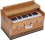 Harmonium Mini Magic By Kaayna Musicals, 4 Stop- 2 Main & 2 Drone, 2¾ Octave, Teak Colour, Gig Bag , Bass/Male- 440 Hz, Best for Yoga, Bhajan, Kirtan, Shruti, Mantra, Meditation, Chant, Vocal - Image 4
