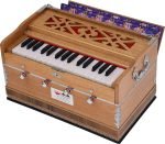 Harmonium Mini Magic By Kaayna Musicals, 4 Stop- 2 Main & 2 Drone, 2¾ Octave, Teak Colour, Gig Bag , Bass/Male- 440 Hz, Best for Yoga, Bhajan, Kirtan, Shruti, Mantra, Meditation, Chant, Vocal - Image 7