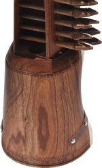 Sarangi-Special Quality-Hand Made Tun Wood- Unique Playing Bow, Gig Bag, Wooden Tuning Key & Sheesham Wood Tuning Pegs for Long life, Comes with Extra String & Rosen, Natural Wood Finish - Image 18