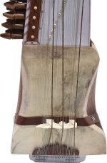 Sarangi-Special Quality-Hand Made Tun Wood- Unique Playing Bow, Gig Bag, Wooden Tuning Key & Sheesham Wood Tuning Pegs for Long life, Comes with Extra String & Rosen, Natural Wood Finish - Image 19