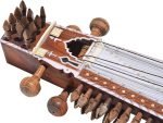 Sarangi-Special Quality-Hand Made Tun Wood- Unique Playing Bow, Gig Bag, Wooden Tuning Key & Sheesham Wood Tuning Pegs for Long life, Comes with Extra String & Rosen, Natural Wood Finish - Image 5