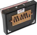Shruti Box Total Wood- Eco Model- Size (16″ X 12″ X 3″) Inches – 440 Hz, Gig Bag, Oak Finish– C To C Lower Tone Reeds, Surpeti, Yoga, Bhajan, Kirtan, Mantra, Raga, Drone, Chant, Vocal - Image 10
