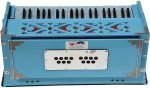 Sky Blue Harmonium Pro Grade By Kaayna Musicals, 9 Stops- 5 Main, 4 Drone, 3½ Octaves, Coupler, Gig Bag – 440 Hz- For Yoga, Bhajan, Kirtan, Shruti, Mantra, Meditation, Chant, Vocal - Image 18