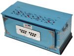 Sky Blue Harmonium Pro Grade By Kaayna Musicals, 9 Stops- 5 Main, 4 Drone, 3½ Octaves, Coupler, Gig Bag – 440 Hz- For Yoga, Bhajan, Kirtan, Shruti, Mantra, Meditation, Chant, Vocal - Image 21