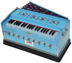 Sky Blue Harmonium Pro Grade By Kaayna Musicals, 9 Stops- 5 Main, 4 Drone, 3½ Octaves, Coupler, Gig Bag – 440 Hz- For Yoga, Bhajan, Kirtan, Shruti, Mantra, Meditation, Chant, Vocal - Image 7