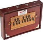 Shruti Box Total Wood- Eco Model- Size (16″ X 12″ X 3″) Inches – 440 Hz, Gig Bag, Cherry Colour– C To C Lower Tone Reeds, Surpeti, Yoga, Bhajan, Kirtan, Mantra, Raga, Drone, Chant, Vocal - Image 3