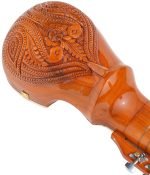 Esraj With Bow-Best Pro Quality, Gear Tuning, 4 Main String, 15 Sympathetic String, Fiber Case, Tun Wood, Beautiful Craft Work, Natural Wood Colour, With Extra String & Rosin For Bhajan, Kirtan, Raaga - Image 19