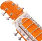 Esraj With Bow-Best Pro Quality, Gear Tuning, 4 Main String, 15 Sympathetic String, Fiber Case, Tun Wood, Beautiful Craft Work, Natural Wood Colour, With Extra String & Rosin For Bhajan, Kirtan, Raaga - Image 7