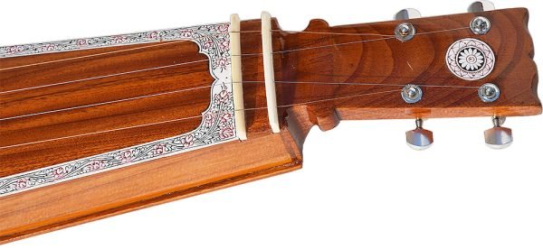 Box Tanpura (Male/Female) Full Size (134 CM) With Carry Bag, Tambura, Tanpuri, 4 Main String, Tun Wood, Beautiful Craft Inlay Work, Best Sound With Extra Strings, For Yoga, Bhajan, Kirtan, Mantra, Raaga, Drone, Shruti - Image 13