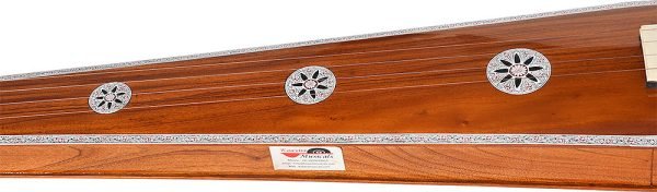 Box Tanpura (Male/Female) Full Size (134 CM) With Carry Bag, Tambura, Tanpuri, 4 Main String, Tun Wood, Beautiful Craft Inlay Work, Best Sound With Extra Strings, For Yoga, Bhajan, Kirtan, Mantra, Raaga, Drone, Shruti - Image 5