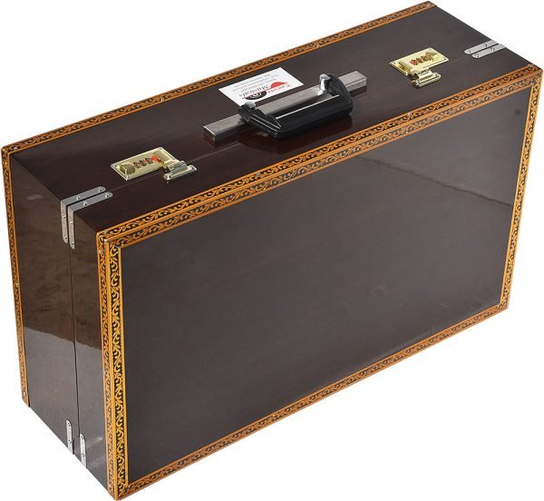 Harmonium Traveler/Portable/Folding Type By Kaayna Musicals, 9 Stops- 5 Main & 4 Drone, 3½ Octaves, Coupler, Walnut Colour, Carry Bag, Bass-Male Reed – 440 Hz, For Yoga, Bhajan, Kirtan, Vocal - Image 16