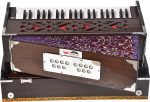 Harmonium Traveler/Portable/Folding Type By Kaayna Musicals, 9 Stops- 5 Main & 4 Drone, 3½ Octaves, Coupler, Walnut Colour, Carry Bag, Bass-Male Reed – 440 Hz, For Yoga, Bhajan, Kirtan, Vocal - Image 11
