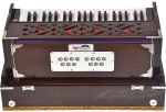 Harmonium Traveler/Portable/Folding Type By Kaayna Musicals, 9 Stops- 5 Main & 4 Drone, 3½ Octaves, Coupler, Walnut Colour, Carry Bag, Bass-Male Reed – 440 Hz, For Yoga, Bhajan, Kirtan, Vocal - Image 15
