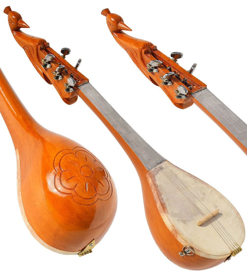 buy-veena-online-main-18 Dotara- Mini Veena- Drone Instrument, Hand Made Indian, Music for Bhajan, Kirtan, Devotional Songs, Dance and Joy - Image 1