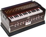 Premium Harmonium By Kaayna Musicals, 11 Stops- 6 Main, 5 Drone, 3½ Octaves, Walnut Finish, Coupler, Carry Bag – 440 Hz For Yoga, Bhajan, Kirtan, Shruti, Mantra, Meditation, Chant, Vocal - Image 3
