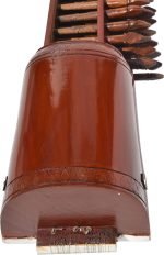 Sarangi-Hand Made Indian Tun Wood-With Playing Bow, Gig Bag & Wooden Tuning Key, Solid Wood Tuning Pegs for Long life, Comes with Extra String & Rosen, Natural Wood Finish. Best For Beginner - Image 18