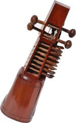 Sarangi-Hand Made Indian Tun Wood-With Playing Bow, Gig Bag & Wooden Tuning Key, Solid Wood Tuning Pegs for Long life, Comes with Extra String & Rosen, Natural Wood Finish. Best For Beginner - Image 20