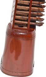 Sarangi-Hand Made Indian Tun Wood-With Playing Bow, Gig Bag & Wooden Tuning Key, Solid Wood Tuning Pegs for Long life, Comes with Extra String & Rosen, Natural Wood Finish. Best For Beginner - Image 21