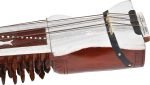 Sarangi-Hand Made Indian Tun Wood-With Playing Bow, Gig Bag & Wooden Tuning Key, Solid Wood Tuning Pegs for Long life, Comes with Extra String & Rosen, Natural Wood Finish. Best For Beginner - Image 7