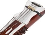 Sarangi-Hand Made Indian Tun Wood-With Playing Bow, Gig Bag & Wooden Tuning Key, Solid Wood Tuning Pegs for Long life, Comes with Extra String & Rosen, Natural Wood Finish. Best For Beginner - Image 8