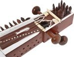 Sarangi-Hand Made Indian Tun Wood-With Playing Bow, Gig Bag & Wooden Tuning Key, Solid Wood Tuning Pegs for Long life, Comes with Extra String & Rosen, Natural Wood Finish. Best For Beginner - Image 9