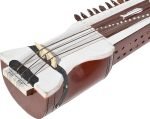 Sarangi-Hand Made Indian Tun Wood-With Playing Bow, Gig Bag & Wooden Tuning Key, Solid Wood Tuning Pegs for Long life, Comes with Extra String & Rosen, Natural Wood Finish. Best For Beginner - Image 10