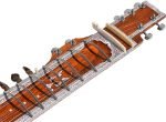 Sitar- Ravi Shankar Style With Fiber Hard Case- Studio Sitar- Semi Pro- 7 Main String, 12 to 13 Sympathetic Strings, Tun Wood, Traveler Model, Extra Strings, Few Mizrabs, With Pick-Up - Image 9