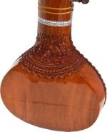 Sitar- Ravi Shankar Style With A Carry Bag- Studio Sitar- Semi Pro- 7 Main String, 13 Sympathetic Strings, Tun Wood, Traveler Model, Extra Strings, Few Mizrabs, With Pick-Up – Volume & Tone Control - Image 19