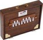 Shruti Box Teak Wood Size (16″ X 12″ X 3″) Inches- 440 Hz, Gig Bag, Natural Color, Key- C To C (Lower Tone), Surpeti, Yoga, Bhajan, Kirtan, Mantra, Drone, Vocal - Image 3