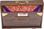 Shruti Box Teak Wood Size (16″ X 12″ X 3″) Inches- 440 Hz, Gig Bag, Natural Color, Key- C To C (Lower Tone), Surpeti, Yoga, Bhajan, Kirtan, Mantra, Drone, Vocal - Image 14