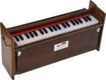 Harmonium Dulcetina- Teak Wood By Kaayna Musicals, Compact Size, Easy to Carry, 3½ Octaves, Natural Wood Colour, Gig Bag, Bass & Male Reed- 440 Hz, Best for Yoga, Bhajan, Kirtan, Shruti, Mantra - Image 9