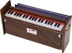Harmonium Dulcetina- Teak Wood By Kaayna Musicals, Compact Size, Easy to Carry, 3½ Octaves, Natural Wood Colour, Gig Bag, Bass & Male Reed- 440 Hz, Best for Yoga, Bhajan, Kirtan, Shruti, Mantra - Image 8