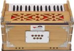 Harmonium Mini Magic By Kaayna Musicals, 4 Stop- 2 Main & 2 Drone, 2¾ Octave, Teak Color, Gig Bag , Bass/Male- 440 Hz, For Yoga, Bhajan, Kirtan, Shruti, Mantra, Meditation, Chant, Vocal - Image 12