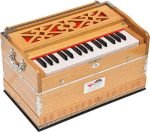 Harmonium Mini Magic By Kaayna Musicals, No Stop- 2¾ Octaves, Teak Colour, Gig Bag, Bass/Male- 440 Hz, For Yoga, Bhajan, Kirtan, Shruti, Mantra, Meditation, Chant, Vocal - Image 3