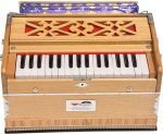 Harmonium Mini Magic By Kaayna Musicals, No Stop- 2¾ Octaves, Teak Colour, Gig Bag, Bass/Male- 440 Hz, For Yoga, Bhajan, Kirtan, Shruti, Mantra, Meditation, Chant, Vocal - Image 4