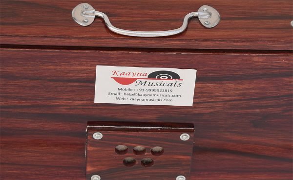 Shruti Box Total Wood- Eco Model- Size (16″ X 12″ X 3″) Inches – 440 Hz, Gig Bag, Cherry Colour Finish– C To C Lower Tone Reeds, Surpeti, Yoga, Bhajan, Kirtan, Mantra, Raga, Drone, Chant, Vocal - Image 12
