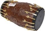 Dholak Drum, Bolt Tuned, Designer Hand Made, Sheesham Wood, Special Skin, Natural Wood Colour, Gig Bag, Tuning Key, Nice Sound, For Bhajan Keertan, Mantra, Ladies Sangeet, Dance & Music - Image 2