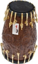Dholak Drum, Bolt Tuned, Designer Hand Made, Sheesham Wood, Special Skin, Natural Wood Colour, Gig Bag, Tuning Key, Nice Sound, For Bhajan Keertan, Mantra, Ladies Sangeet, Dance & Music - Image 7