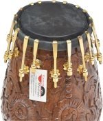 Dholak Drum, Bolt Tuned, Designer Hand Made, Sheesham Wood, Special Skin, Natural Wood Colour, Gig Bag, Tuning Key, Nice Sound, For Bhajan Keertan, Mantra, Ladies Sangeet, Dance & Music - Image 8