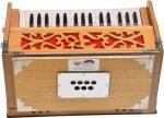OM Harmonium By Kaayna Musicals, Melamyne Matte Finish- 4 Stop- 2 Main & 2 Drone, 2¾ Octave, Teak Colour, Gig Bag , Bass/Male- 440 Hz, For Yoga, Bhajan, Kirtan, Shruti, Mantra, Meditation, Chant, Vocal - Image 10