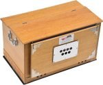 Harmonium By Kaayna Musicals, Melamyne Matte Finish- 4 Stop- 2 Main & 2 Drone, 2¾ Octave, Teak Colour, Gig Bag , Bass/Male- 440 Hz, For Yoga, Bhajan, Kirtan, Shruti, Mantra, Meditation, Chant, Vocal - Image 13