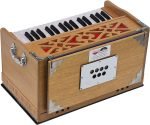 Harmonium By Kaayna Musicals, Melamyne Matte Finish- 4 Stop- 2 Main & 2 Drone, 2¾ Octave, Teak Colour, Gig Bag , Bass/Male- 440 Hz, For Yoga, Bhajan, Kirtan, Shruti, Mantra, Meditation, Chant, Vocal - Image 3