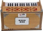 Harmonium By Kaayna Musicals, Melamyne Matte Finish- 4 Stop- 2 Main & 2 Drone, 2¾ Octave, Teak Colour, Gig Bag , Bass/Male- 440 Hz, For Yoga, Bhajan, Kirtan, Shruti, Mantra, Meditation, Chant, Vocal - Image 4