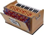 Harmonium By Kaayna Musicals, Melamyne Matte Finish- 4 Stop- 2 Main & 2 Drone, 2¾ Octave, Teak Colour, Gig Bag , Bass/Male- 440 Hz, For Yoga, Bhajan, Kirtan, Shruti, Mantra, Meditation, Chant, Vocal - Image 7