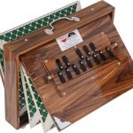 Shruti Box Total Wood- Eco Model- Size (16″ X 12″ X 3″) Inches – 440 Hz, Gig Bag, Teak Finish– C To C Lower Tone Reeds, Surpeti, Yoga, Bhajan, Kirtan, Mantra, Raga, Drone, Chant, Vocal