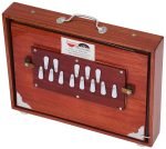 Shruti Box Total Wood- Eco Model- Size (16″ X 12″ X 3″) Inches – 440 Hz, Gig Bag, Cherry Finish– C To C Lower Tone Reeds, Surpeti, Yoga, Bhajan, Kirtan, Mantra, Raga, Drone, Chant, Vocal - Image 5