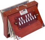Shruti Box Total Wood- Eco Model- Size (16″ X 12″ X 3″) Inches – 440 Hz, Gig Bag, Cherry Finish– C To C Lower Tone Reeds, Surpeti, Yoga, Bhajan, Kirtan, Mantra, Raga, Drone, Chant, Vocal