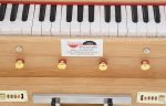 Mini Traveler Harmonium Melamyne Matte Finish By Kaayna Musicals- 4 Stop- 2 Main & 2 Drone, 2¾ Octaves, Teak Colour, Gig Bag , Bass/Male- 440 Hz, For Yoga, Bhajan, Kirtan, Shruti, Mantra, Meditation, Chant, Vocal - Image 8